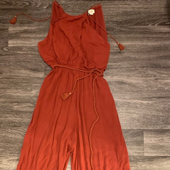 Anthropologie Pants - Burnt orange jumpsuit